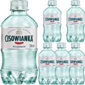 Cisowianka 0,33L x 6 sztuk, woda mineralna w butelkach PET