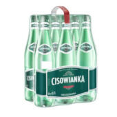 Cisowianka 0,7L x 6 sztuk, woda mineralna, w eleganckich but...