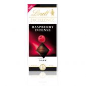 Czekolada Lindt Excellence Raspberry Intense, gorzka z kawał...