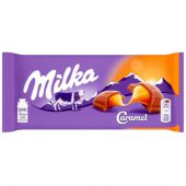 Czekolada Milka Caramel, mleczna z nadzieniem karmelowym