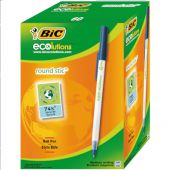 Długopis BIC Round Stick Ecolutions 1.0mm, 60 sztuk, jednora...