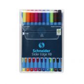 Długopis Schneider Slider Edge XB, ze skuwką, zestaw kolorów...