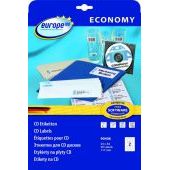Etykiety na płyty Avery Zweckform Economy Europe, papierowe ...