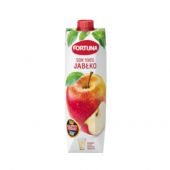 Fortuna Jabłko 1L, owocowy sok 100% w kartonie