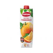 Fortuna Pomarańcza 1L, owocowy sok 100% w kartonie