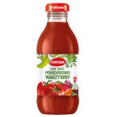 Fortuna Pomidorowo Warzywny 300ml, sok 100% w szklanej butel...