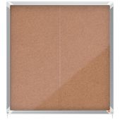 Gablota korkowa Nobo Premium Plus  w aluminiowej ramie, prze...