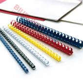 Grzbiety do bindowania 5mm, do 10 kartek, plastikowe, 100 sz...
