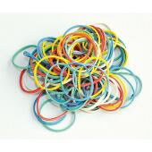 Gumki recepturki Q-Connect, średnica 25mm, wielokolorowe