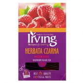 Herbata czarna IRVING Malinowa, aromatyzowa, torebki w koper...