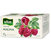 Herbata owocowa Vitax Inspiracje Malina, torebki ze sznurecz...
