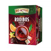 Herbatka Rooibos Big-Active Pomarańcza i Wanilia, torebki w ...
