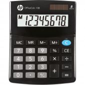 Kalkulator biurowy HP OC 108/INT BX, czarny