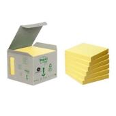 Karteczki samoprzylepne Post-it 76 x 76 mm, ekologiczne, żół...