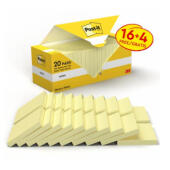 Karteczki samoprzylepne Post-it 76 x 76 mm, żółty bloczek