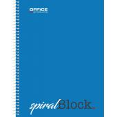 Kołonotatnik Office Products, 80 kartek A5 w kratkę, perfora...