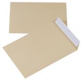 Koperty B4, Office Products samoprzylepne z paskiem HK, brąz...