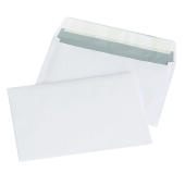 Koperty C6, Office Products samoprzylepne z paskiem HK, biał...