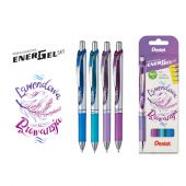 Pióro kulkowe Pentel EnerGel BL77, automatyczne, żelowe, koń...