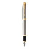 Pióro wieczne Parker IM Brushed Metal GT, stalówka F