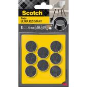 Podkładki filcowe Scotch Ultra Resistant, okrągłe 22 mm, sam...