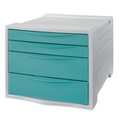 Pojemnik z szufladami Esselte Colour Breeze, szafka z 4 szuf...