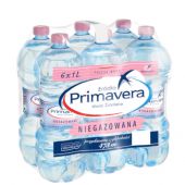 Primavera 1L x 6 sztuk, woda źródlana w butelkach PET
