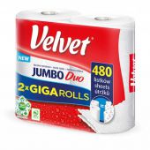 Ręczniki papierowe Velvet Jumbo, kuchenne, biały papier celu...