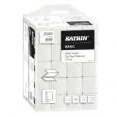 Ręczniki składane Katrin Basic Zig Zag 2 35564 typu V, natur...