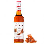 Syrop Monin Słony Karmel w szklanej butelce, do kawy i deser...