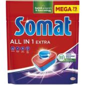 Tabletki do zmywarki Somat All In One Extra, 75 sztuk