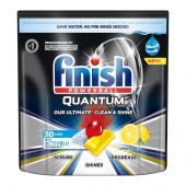 Tabletki Finish Ultimate Lemon, żelowe kapsułki do zmywarek
