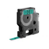 Taśma D1 Dymo 9mm x 7m, czarny nadruk, do drukarek etykiet
