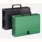 Teczka z rączką VauPe Classic II, grzbiet 8 cm, kartonowa